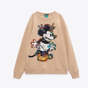 Zara Disney Mickey Mouse Sweatshirt